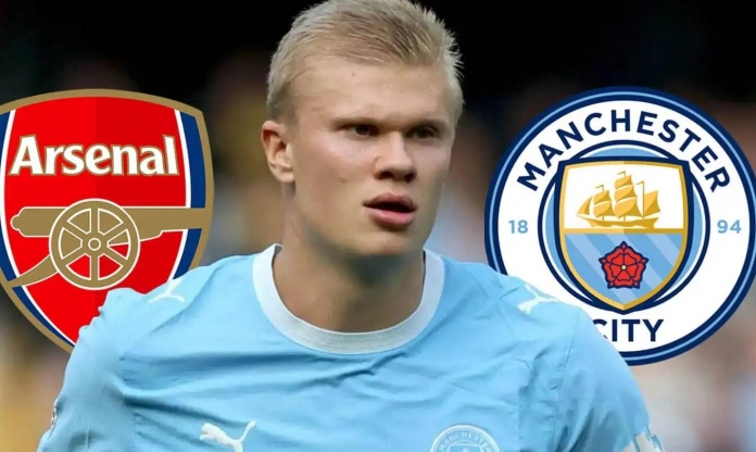 Phản ứng của Haaland giữa biến cố Man City, Arsenal tính chơi tất tay