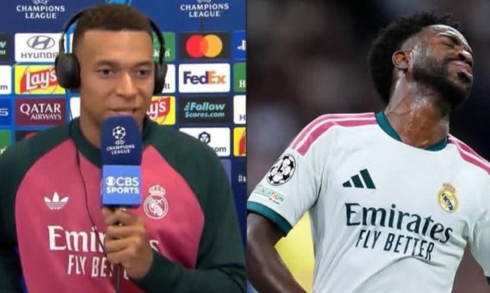 Mbappe: 'Thật tốt khi Vinicius cảm thấy buồn'