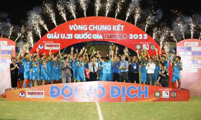 U21 PVF-CAND đánh bại hàng loạt ngôi sao U23 Việt Nam để lên ngôi vô địch
