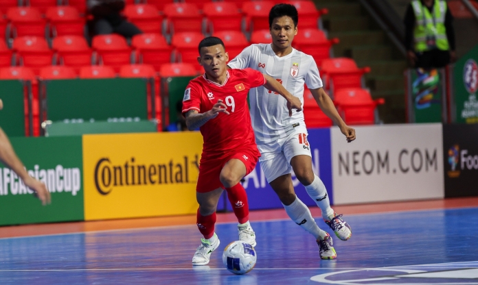 Trực tiếp futsal Việt Nam 1-0 Trung Quốc: Gia Hưng ghi bàn