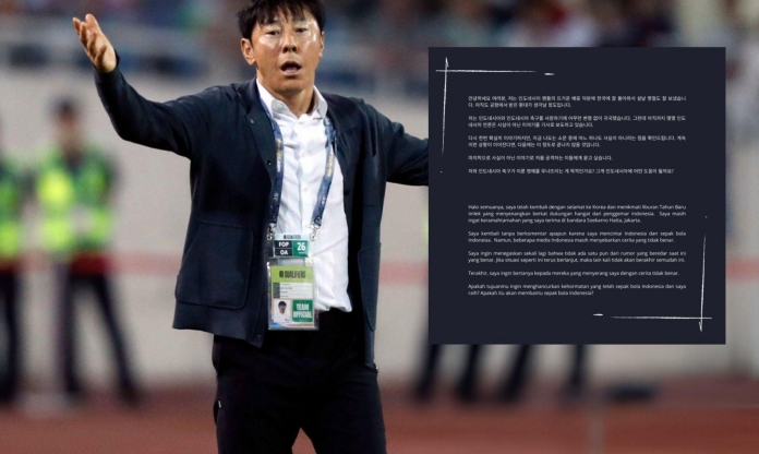 HLV Shin Tae Yong chỉ trích truyền thông Indonesia