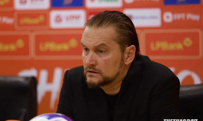 HLV Popov khẳng định mạnh mẽ sau trận hòa CAHN