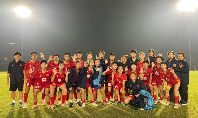 U16 nữ Việt Nam đánh bại Myanmar bằng penalty