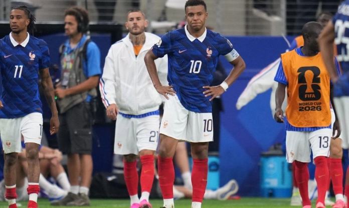 Hành động xấu xí của Mbappe khép lại đêm thảm họa của tuyển Pháp