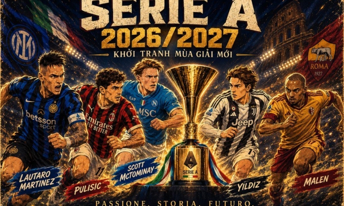 Siêu máy tính soi kết quả Serie A 2026/27: Con số cực kỳ đáng chú ý!