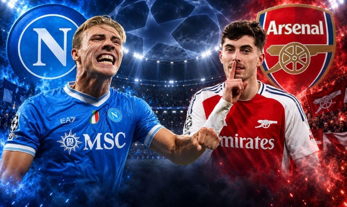 Siêu máy tính soi tỷ số Napoli - Arsenal, vòng phân hạng Champions League 2026/27