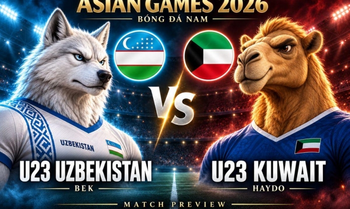 Siêu máy tính dự đoán tỷ số U23 Kuwait - U23 Uzbekistan, ASIAD 2026: Kết quả khó tin