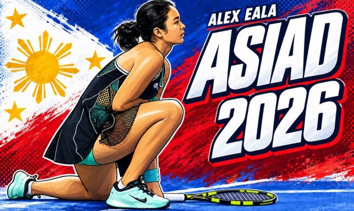 Bị ngược dòng, giấc mơ HCV ASIAD 2026 của “ngọc nữ” tennis Philippines khép lại đầy cay đắng