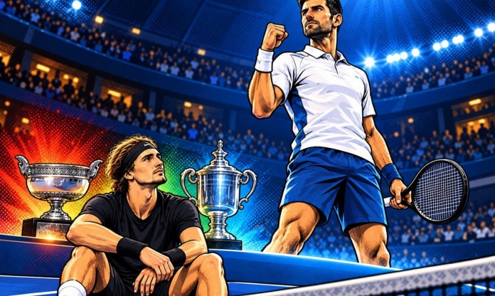 39 tuổi chưa già, Djokovic hạ Zverev để chính thức phá kỷ lục của Nadal