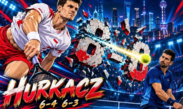 Djokovic lần đầu thua Hurkacz, bị loại sớm ở vòng 2 Shanghai Masters