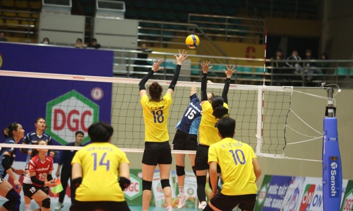 Nữ Ninh Bình Lienvietpostbank toàn thắng tại bảng A Vòng 1 Giải Bóng chuyền VĐQG