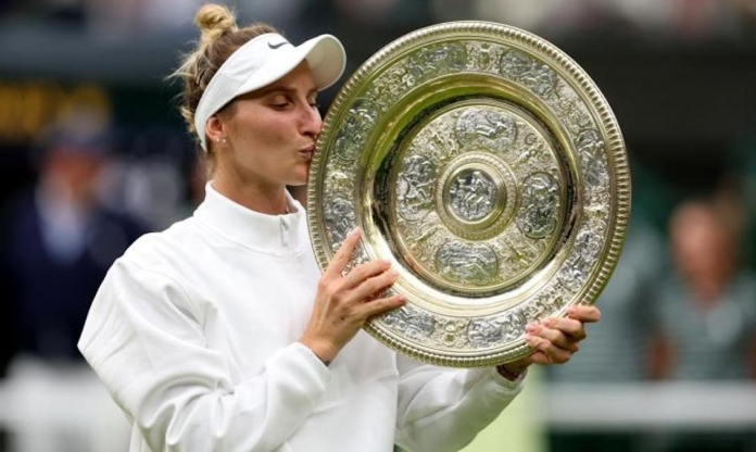 Kết quả Wimbledon 2023: Vondrousova làm nên lịch sử với chức vô địch
