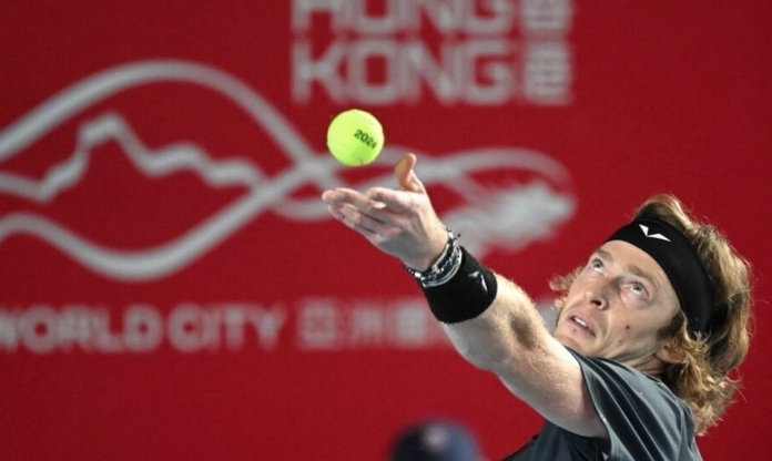 Rublev vất vả vượt qua tay vợt ít tên tuổi ở giải Hồng Kông mở rộng