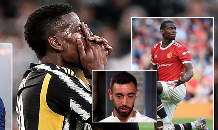 Dàn sao MU phản ứng về án cấm của Paul Pogba