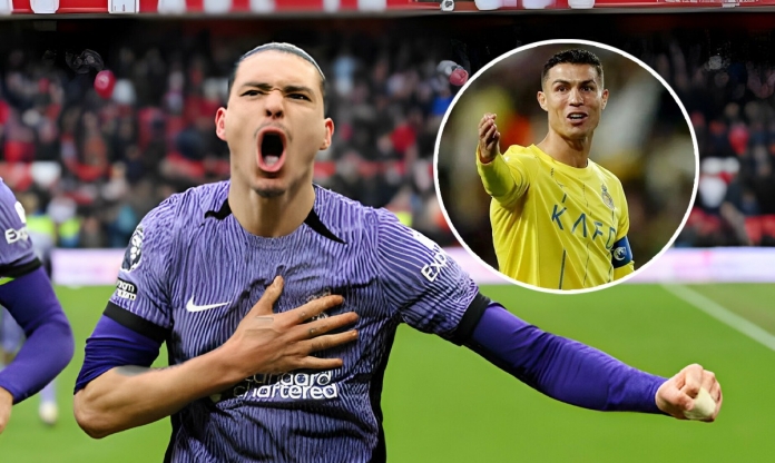 Cristiano Ronaldo ấn tượng với Darwin Nunez