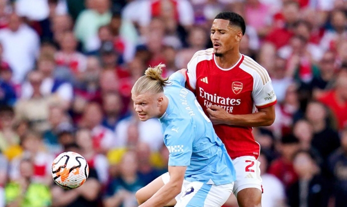 Saliba khiến Haaland 'tắt điện', xứng đáng là người hùng của Arsenal trước Man City