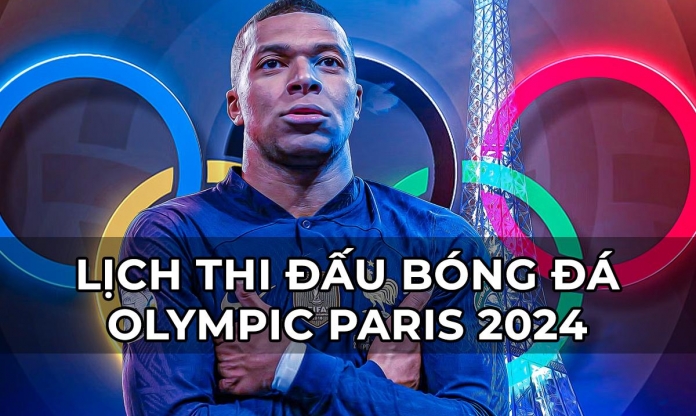 Lịch thi đấu bóng đá nam Olympic 2024 mới nhất