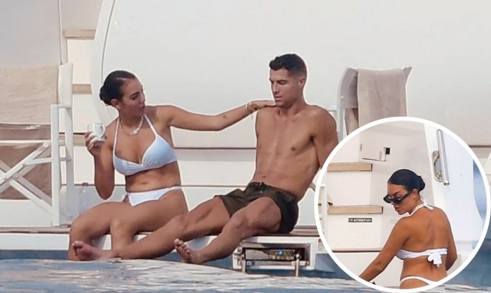 Ronaldo có hành động nhạy cảm với bạn gái Georgina