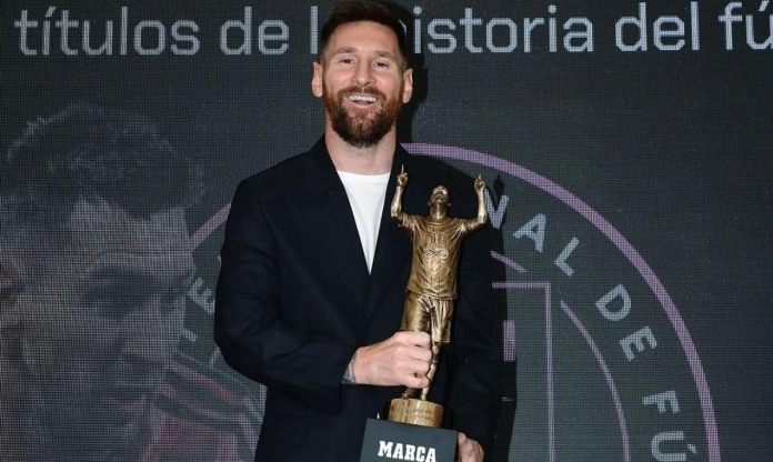 Lionel Messi chính thức nhận giải thưởng 'GOAT'