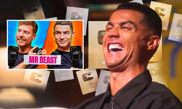 Cristiano Ronaldo làm bùng nổ internet với Mr Beast