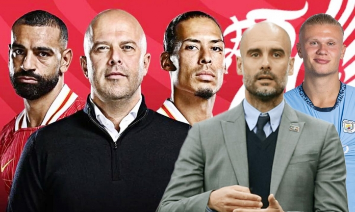 Liverpool vs Man City: Sự khác biệt giữa Slot và Pep