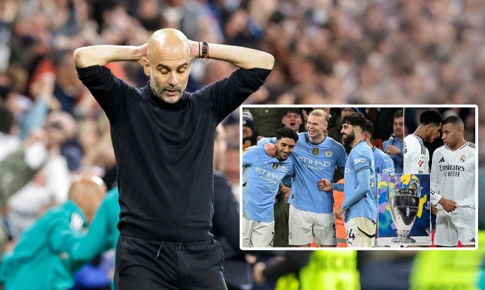 Pep Guardiola bị kêu gọi rời Man City khi thua Real Madrid