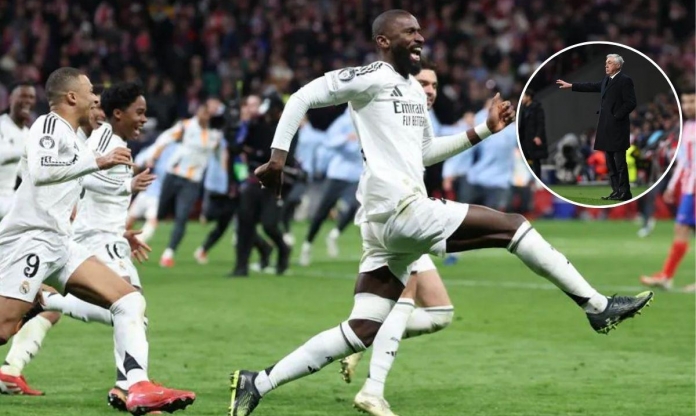 Ancelotti suýt loại Rudiger khỏi danh sách đá penalty của Real Madrid