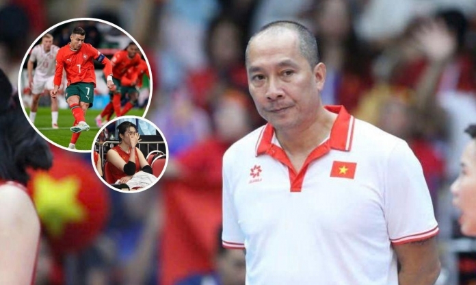 HLV Nguyễn Tuấn Kiệt: 'Ronaldo còn hỏng phạt đền, làm sao trách được VĐV của tôi'