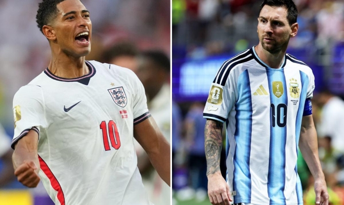 Anh vs Argentina: Bellingham và Messi mở ra cuộc chiến của hai thế hệ