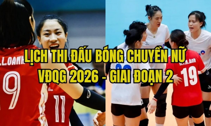 Lịch thi đấu bóng chuyền nữ hôm nay 14/10
