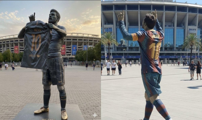 Barcelona lên kế hoạch dựng tượng Lionel Messi trước sân Camp Nou
