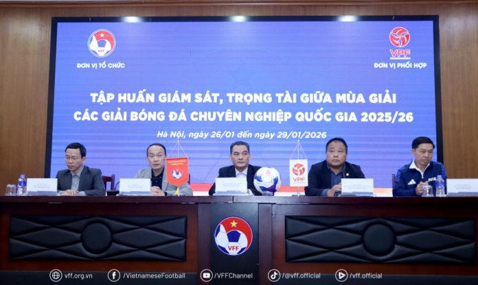 VFF tiếp tục quan tâm công tác trọng tài mùa giải 2025/2026