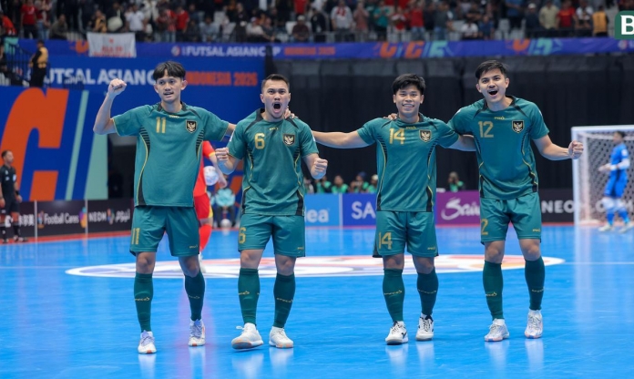 ĐT futsal Indonesia lần đầu tiên trong lịch sử vào bán kết châu Á