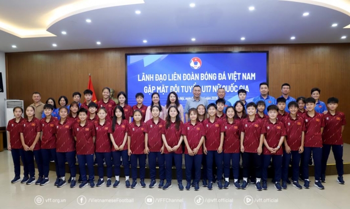 Chủ tịch VFF tiếp lửa U17 Việt Nam trước VCK châu Á 2026