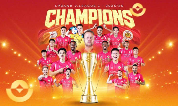 Vòng 23 V.League 2025/26: Chào đón nhà vô địch Công an Hà Nội