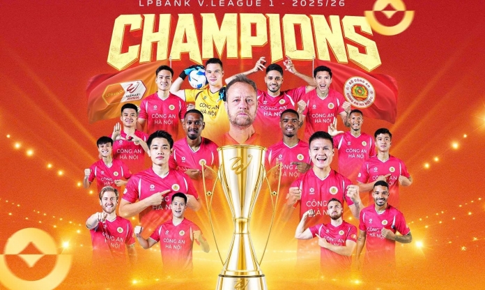 Chốt ngày CAHN chính thức 'xưng vương' V.League