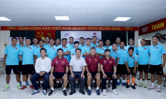 Bế mạc khóa học HLV bóng đá chứng chỉ ‘B’ AFC/VFF