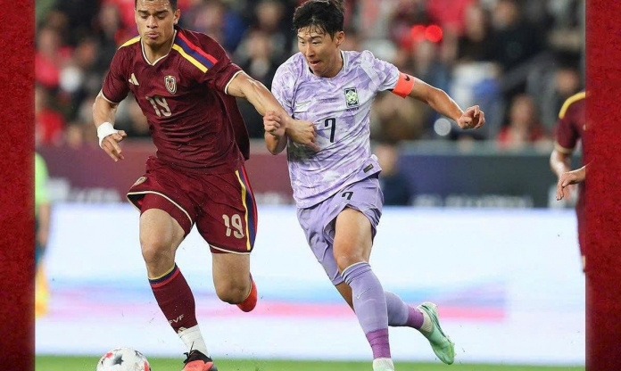 Son Heung min bất lực, Hàn Quốc hoà cay đắng trước Venezuela
