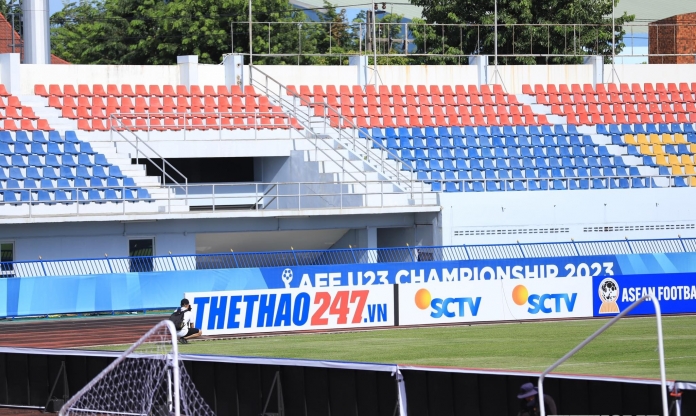 Cận cảnh SVĐ siêu lạ của U23 Việt Nam tại giải U23 ĐNÁ