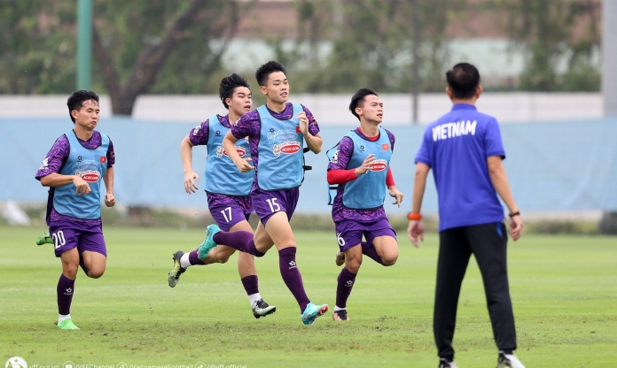 U23 Việt Nam tập buổi đầu tiên với HLV Hoàng Anh Tuấn