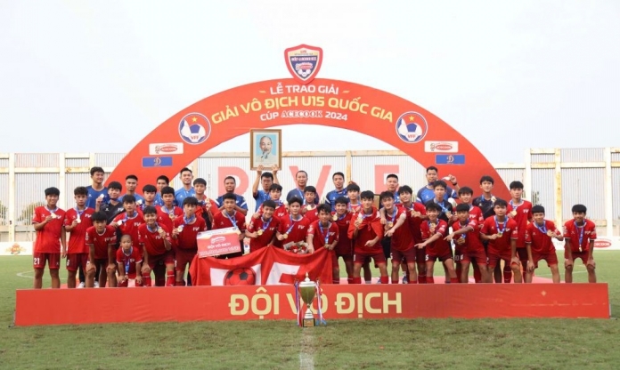 PVF giành chức vô địch U15 Quốc gia