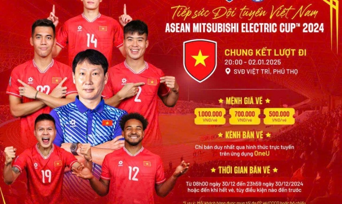 Mua vé chung kết AFF Cup của ĐT Việt Nam ở đâu, khi nào?