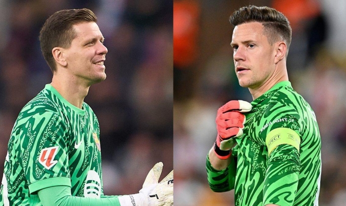 Không phải Ter Stegen, Szczesny vẫn là số 1 tại Barcelona