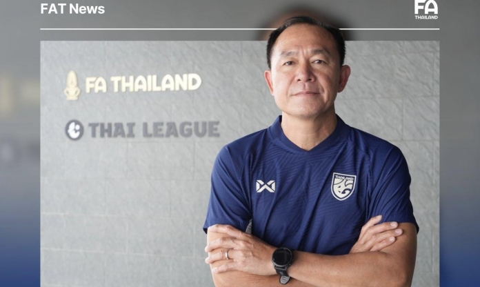 Thái Lan bổ nhiệm HLV trưởng từng chơi bóng ở V-League