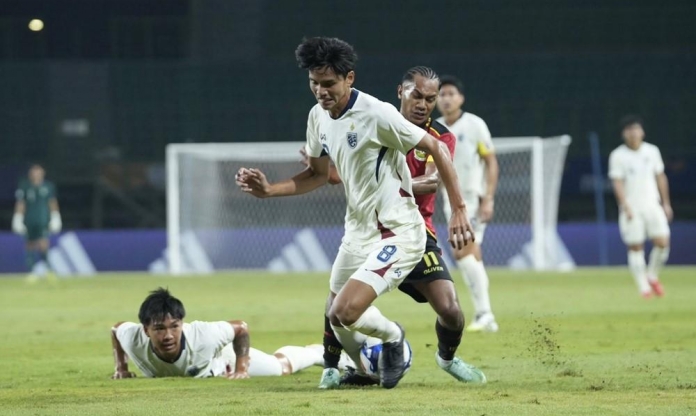 U22 Đông Timor vs U22 Thái Lan: Mưa bàn thắng