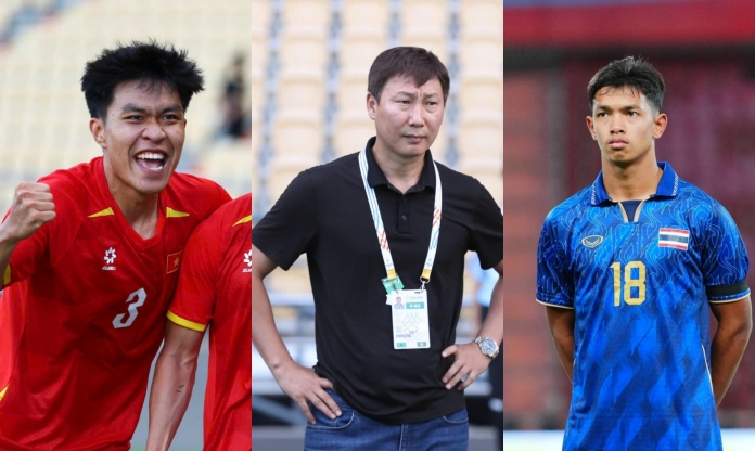 U22 Thái Lan lo sợ! HLV Kim Sang Sik chưa từng thua ở chung kết