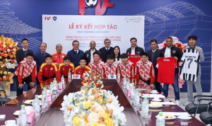Trung tâm đào tạo trẻ hàng đầu Việt Nam hợp tác với CLB Brazil