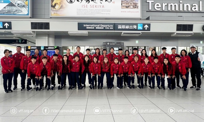 U17 nữ Việt Nam lên đường sang Trung Quốc dự VCK châu Á