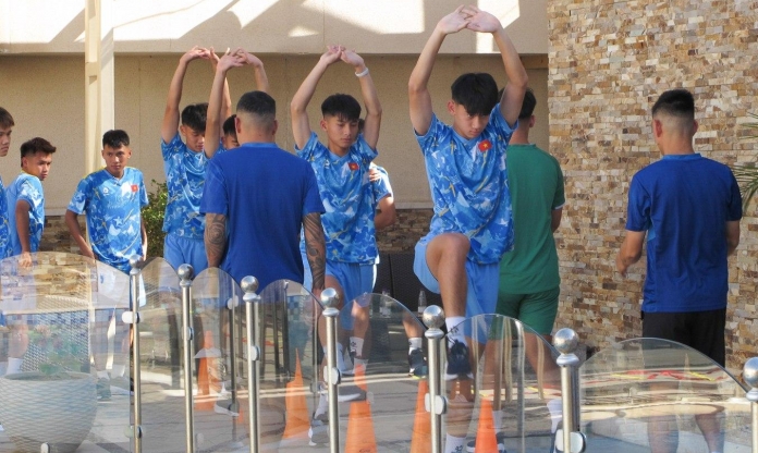 U17 Việt Nam thả lỏng tinh thần trước trận ra quân giải châu Á