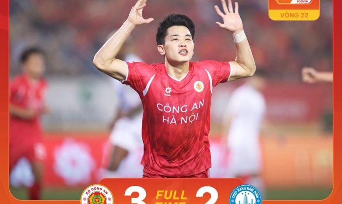 Đình Bắc lập cú đúp, CAHN 99% vô địch V-League